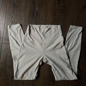 Lululemon double lined light grey/purple legging